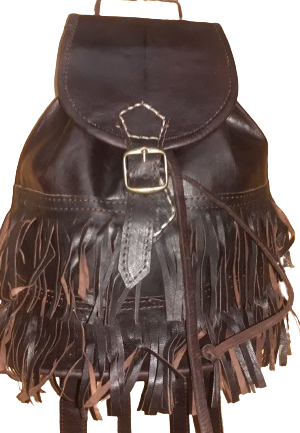 Mochila Pequeñla Marrakech flecos