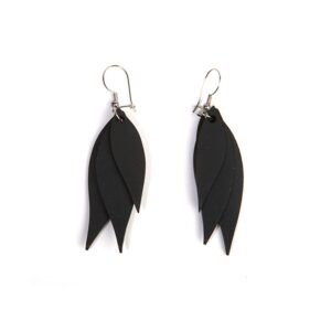 Flake Recycled Rubber Earrings by Paguro Upcycle