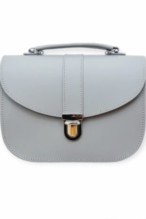 Olympia Handmade Leather Bag - Ghost Grey