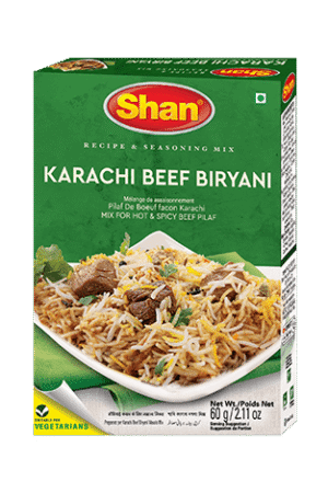 SHAN KARACHI BEEF BIRYANI 12X60G