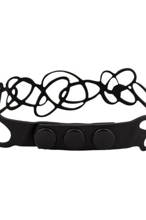 Apeiron Artistic Recycled Rubber Choker