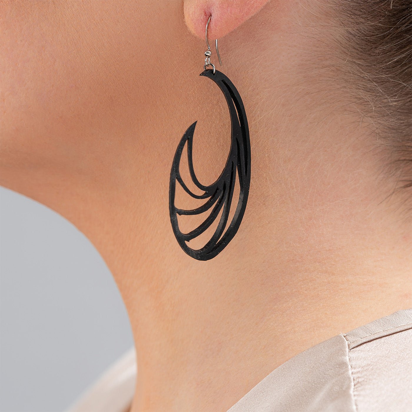 Ram Statement Inner Tube Earrings - Image 2
