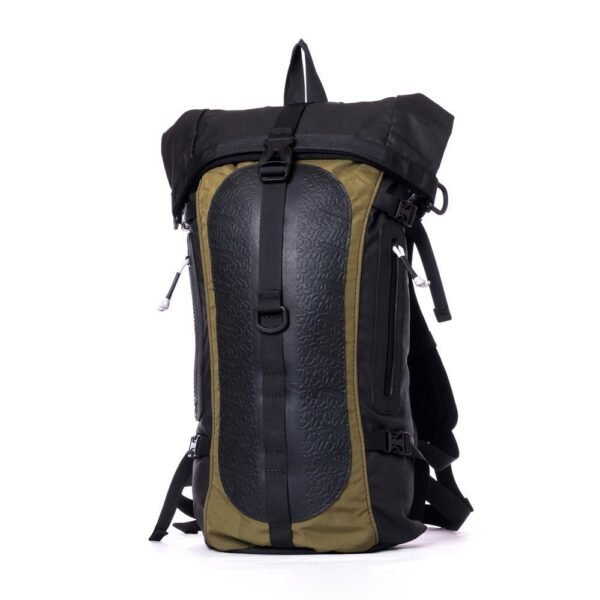 Soldier Waterproof Vegan Backpack with Laptop Compartment by Paguro Upcycle