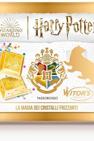 WITOR'S - Harry Potter - Tableta de Chocolate Blanco con Caramelos Chispeantes - Chocolate Muy Fino - Bocadillos Dulces de Chocolate Blanco y Caramelos Chispeantes - 50 gr (Pack of 20)