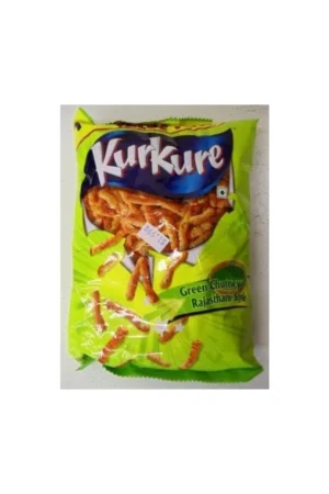 KURKURE GREEN CHUTNEY RAJASTHANI STYLE SNACKS 24x90G