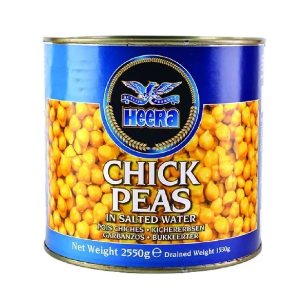HEERA BOILED CHICK PEAS 6X2.6KG