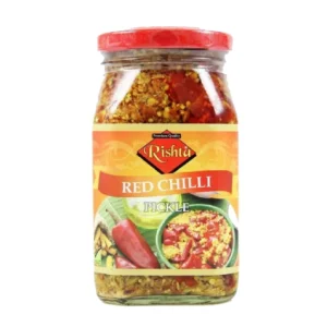 RISHTA RED CHILLI PICKLE 12X400G