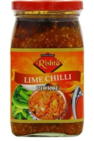 RISHTA LIME CHILLI PICKLE 12X400G