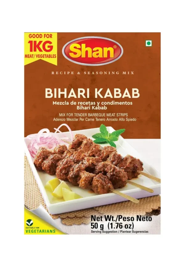Shan Bihari Kabab BBQ Mix 12X50g
