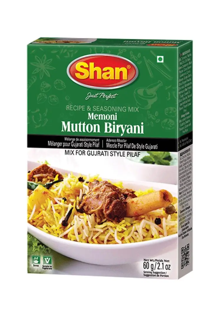 Shan Memoni Mutton Biryani 12X60G