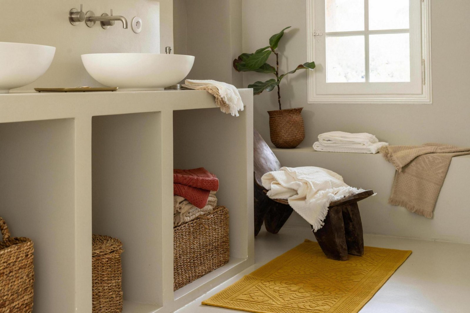 Zoé Bath Towel Craie 100 X 180