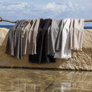 Zoé Bath Towel Carbone 50 X 100