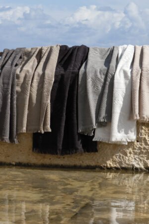 Zoé Bath Towel Carbone 50 X 100