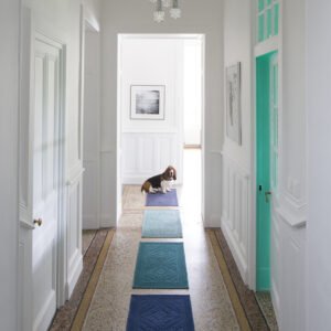 Enzo Bath Mat Peacock 54 X 110