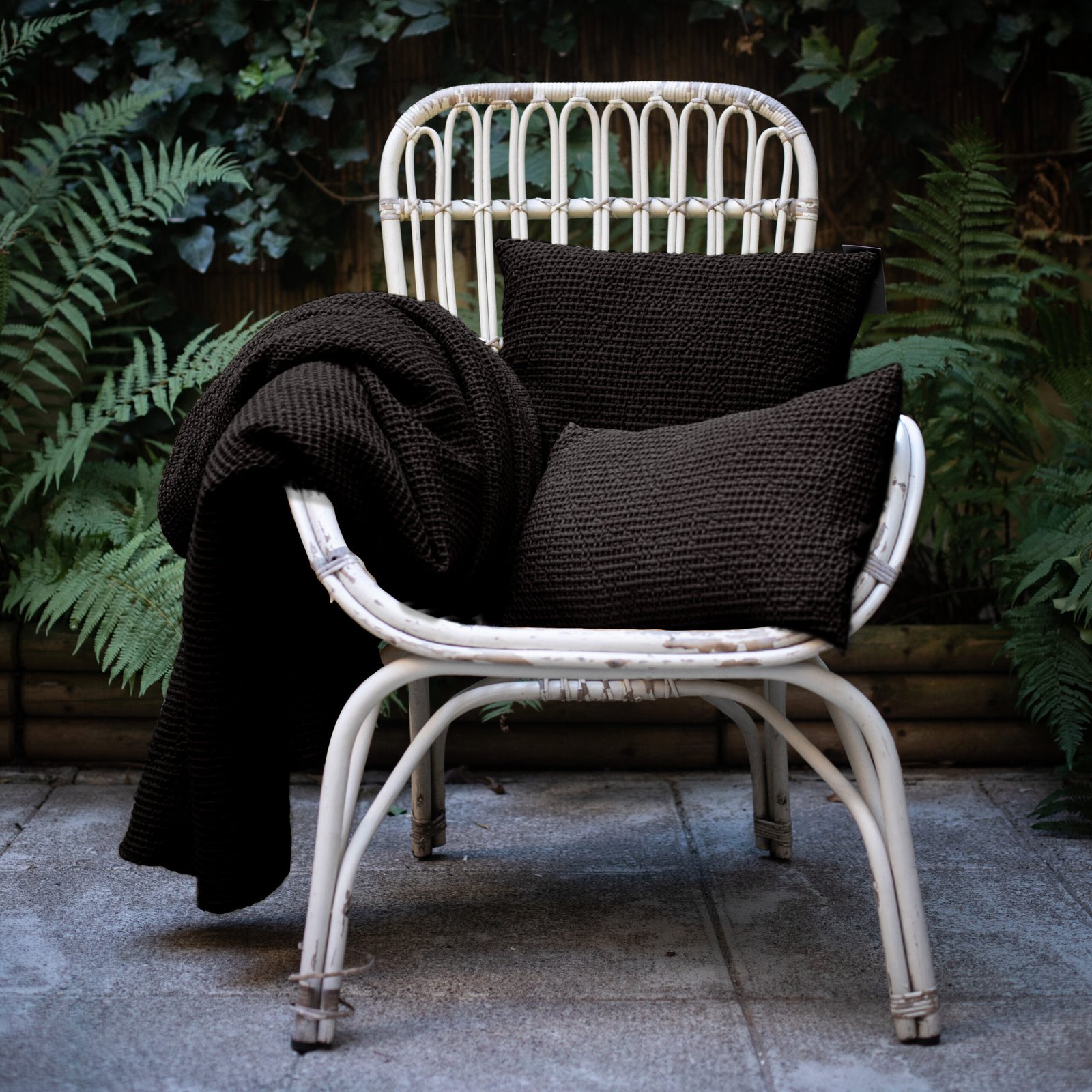 Maia Bed Throw Carbone 180 X 260