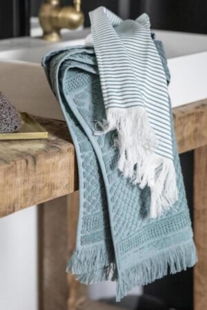 Zoé Guest Towel Vert de gris 30 X 50