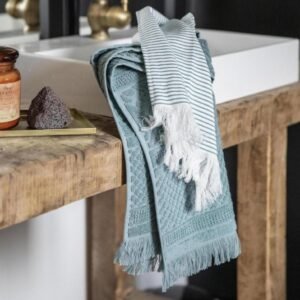 Zoé Bath Towel Vert de gris 70 X 140