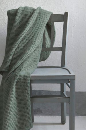 Maia Throw Blanket Vert de gris 140 X 200