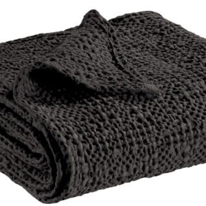 Tana Throw Blanket Carbone 140 X 200