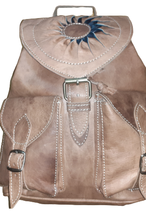 Mochila Fez doble bolsillo mediano con sol