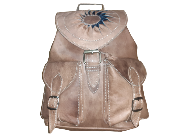 Mochila Fez doble bolsillo mediano con sol