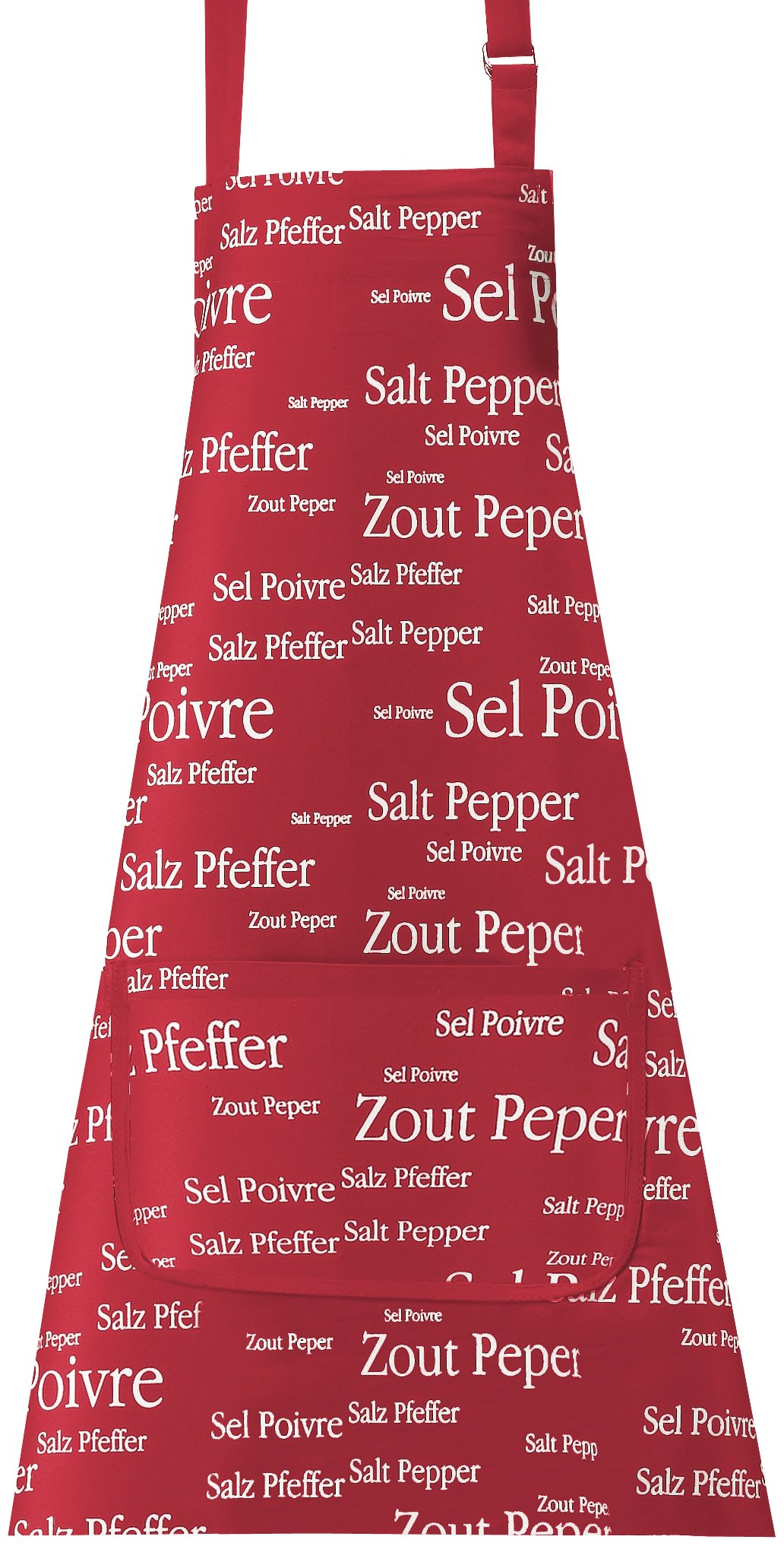 Sel & Poivre Kitchen Apron Rouge 80 X 85