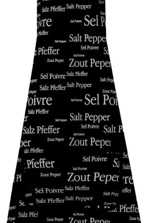 Sel & Poivre Kitchen Apron Noir 80 X 85