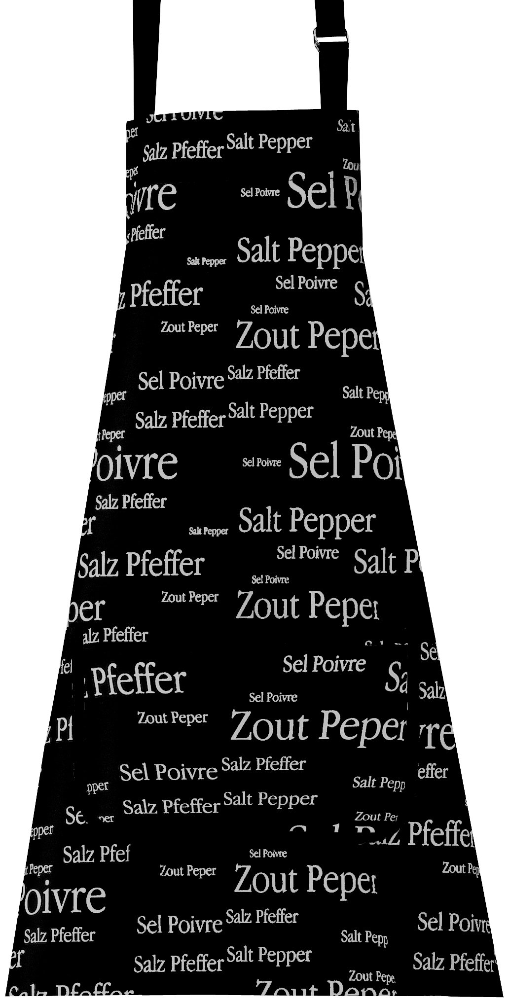 Sel & Poivre Kitchen Apron Noir 80 X 85
