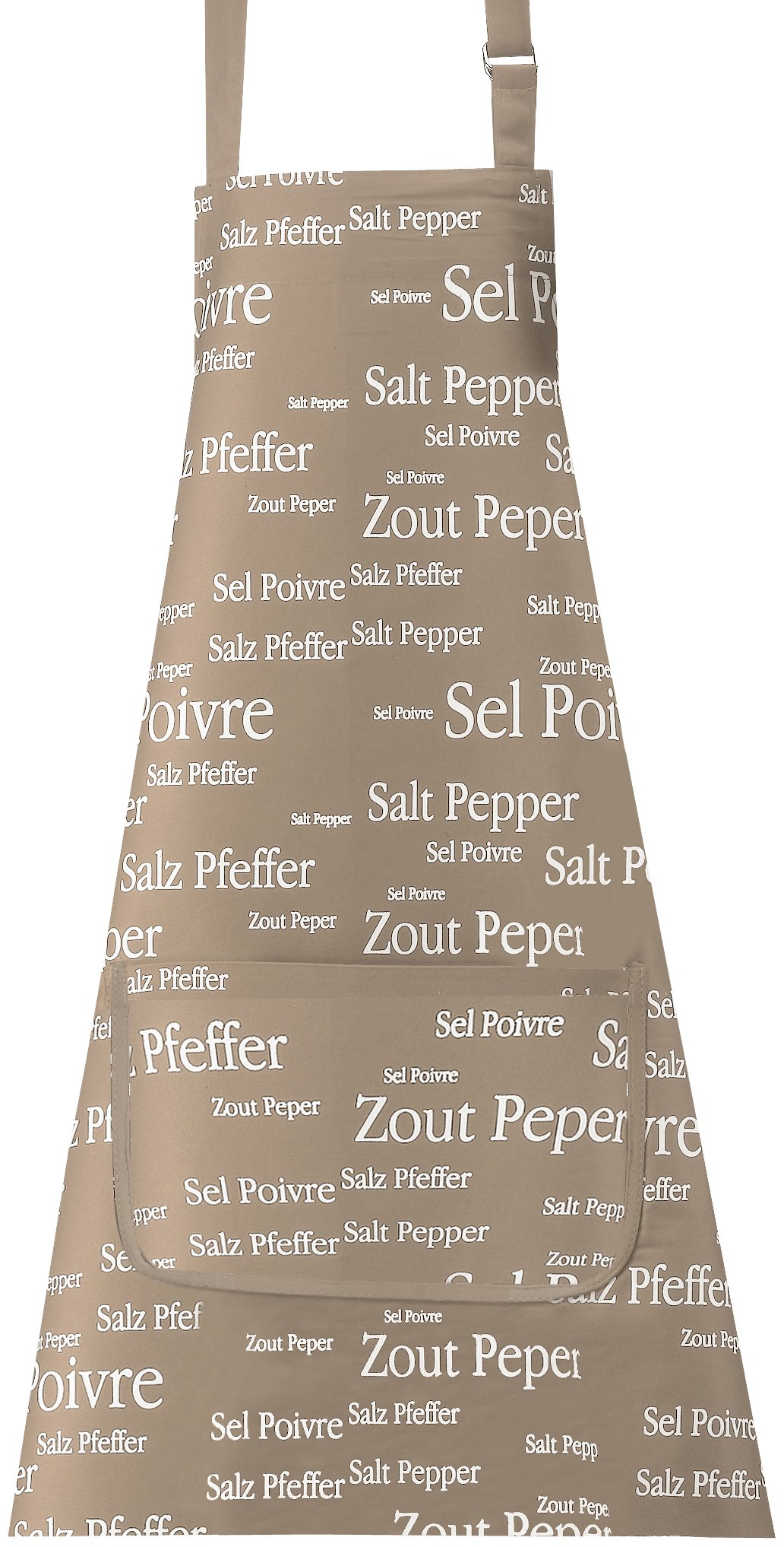Sel & Poivre Kitchen Apron Ficelle 80 X 85