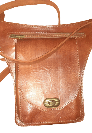 Bandolera Cruzada de cuero vacuno