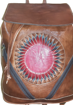 Mochila Fez doble cremallera sol Grande