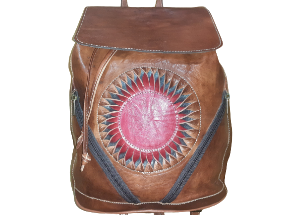 Mochila Fez doble cremallera sol Grande
