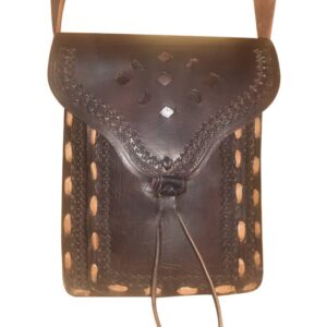 Bolso alargado calado vacuno