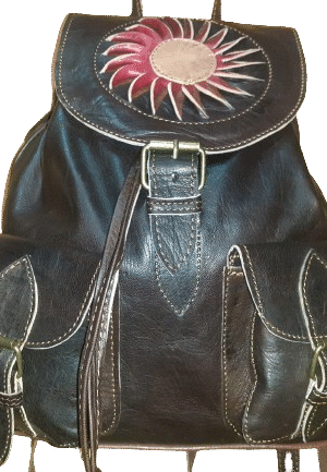 Mochila Fez doble bolsillo mediano sol de colores