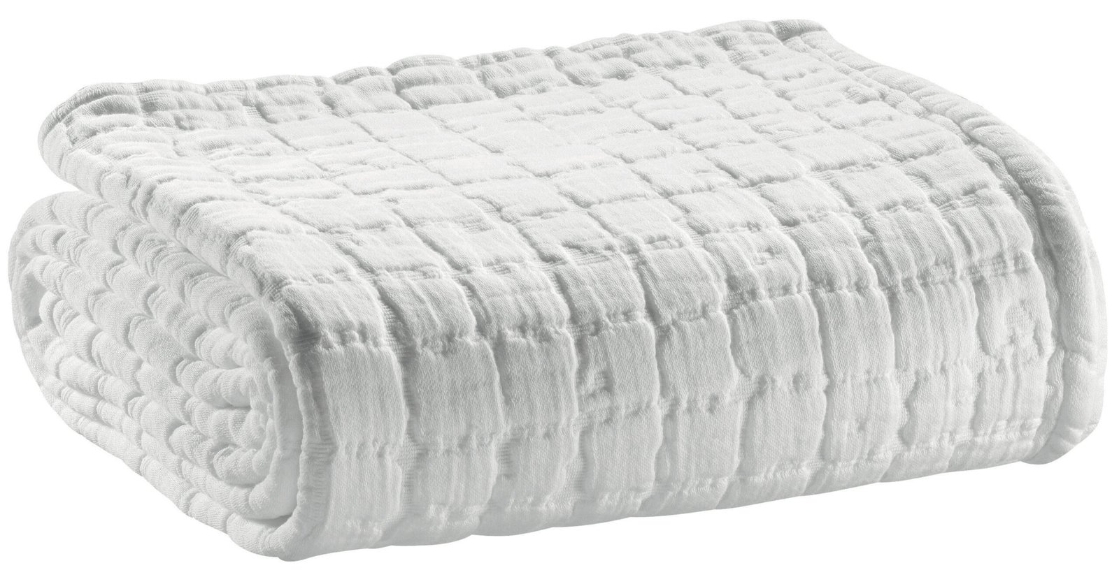 Swami Throw Blanket Blanc 130 X 200