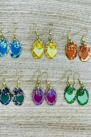 Pendientes esmaltados