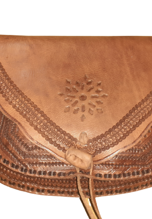 Bolso Triangular Vacuno Grande