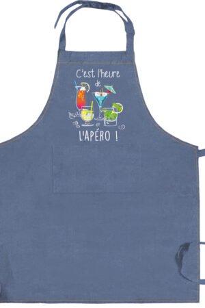 Peps L'apéro Kitchen Apron Jeans 90 X 72