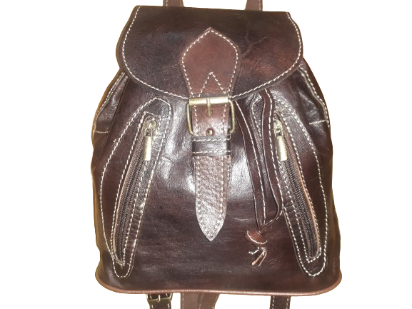 Mochila Fez doble bolsillo cremallera pequeña