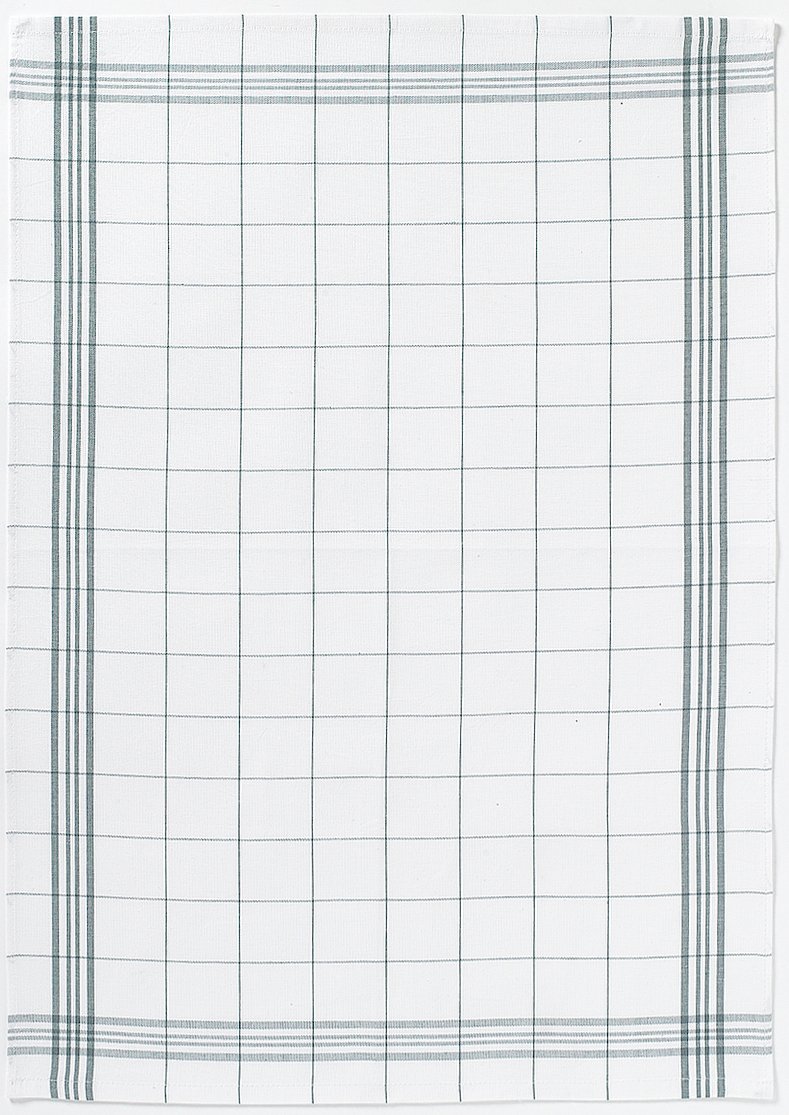 Carreaux Tea Towel Gris 50 X 70