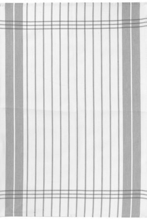 Petites Rayures Tea Towel Gris 50 X 70