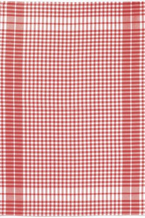 Petits Carreaux Tea Towel Rouge 50 X 70