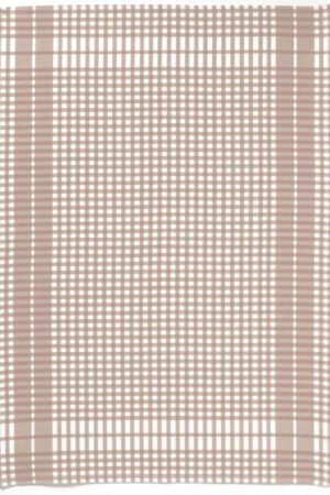 Petits Carreaux Tea Towel Taupe 50 X 70