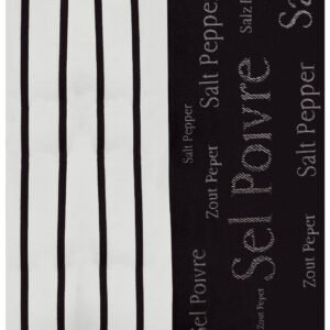 Sel & Poivre Jacquard Tea Towel Noir 50 X 70