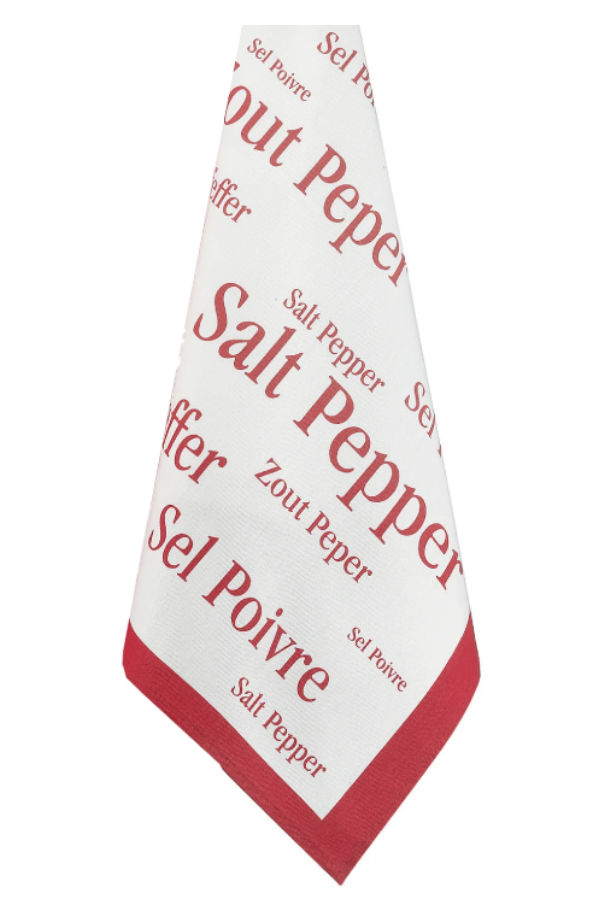 Sel & Poivre Tea Towel Rouge 50 X 70