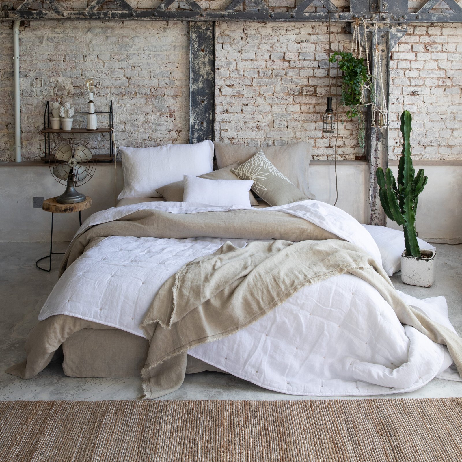 Zeff Bed Throw Naturel 240 X 260 - Image 2