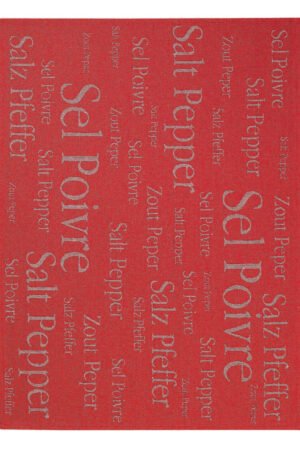 Sel & Poivre Linen-Cotton Tea Towel Rouge 50 X 70