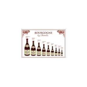 Bouteille Bourgogne Tea Towel Blanc 72 X 48
