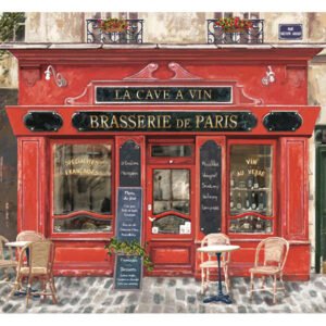 Brasserie de Paris Placemat Set Assortis 45 X 30