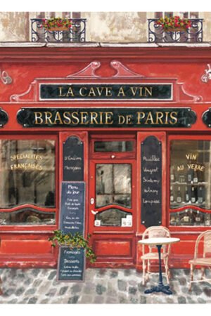 Brasserie de Paris Placemat Set Assortis 45 X 30